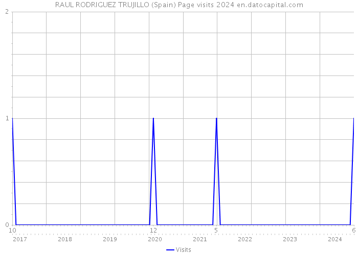 RAUL RODRIGUEZ TRUJILLO (Spain) Page visits 2024 