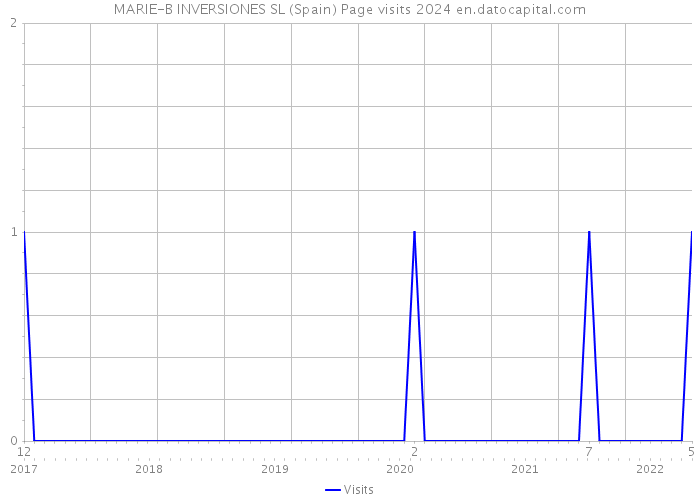 MARIE-B INVERSIONES SL (Spain) Page visits 2024 