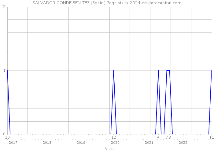 SALVADOR CONDE BENITEZ (Spain) Page visits 2024 