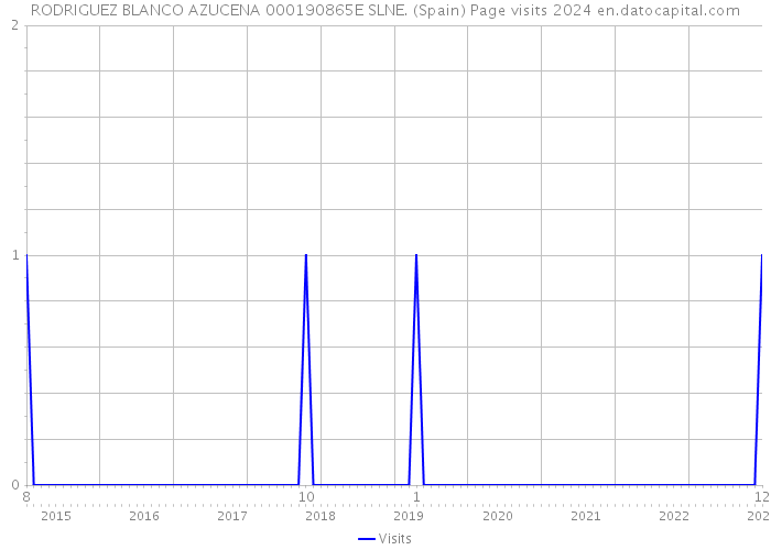 RODRIGUEZ BLANCO AZUCENA 000190865E SLNE. (Spain) Page visits 2024 