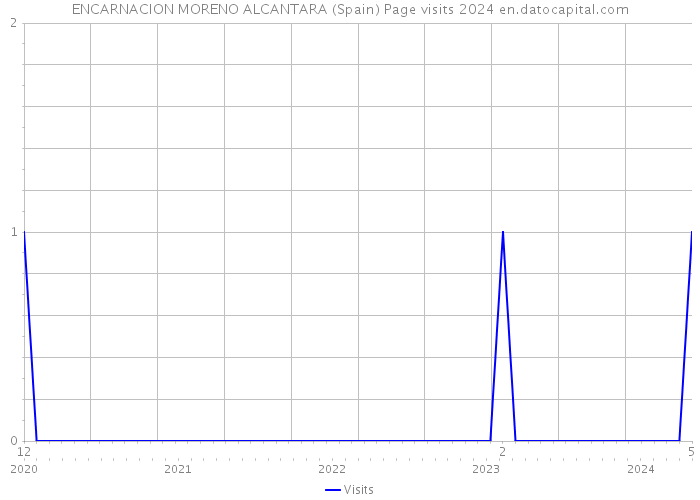 ENCARNACION MORENO ALCANTARA (Spain) Page visits 2024 