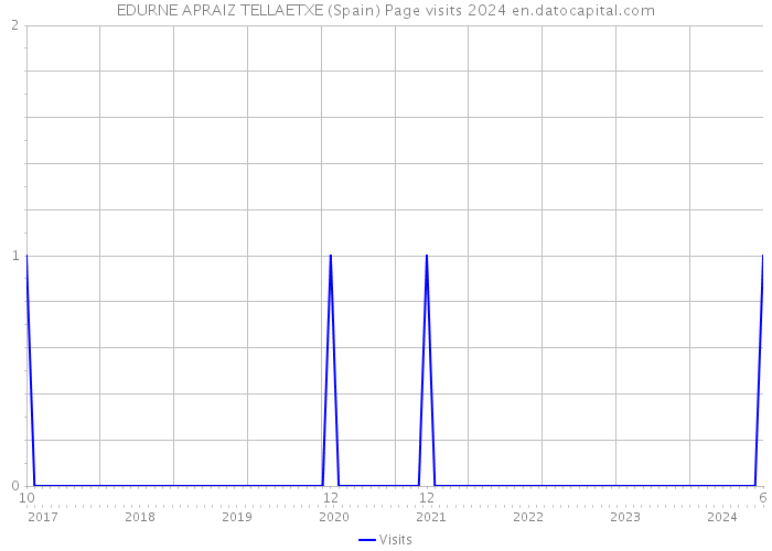 EDURNE APRAIZ TELLAETXE (Spain) Page visits 2024 