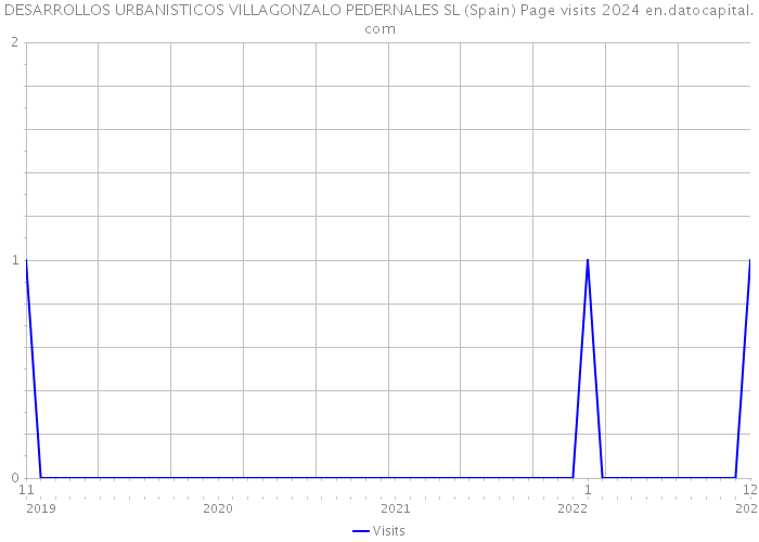 DESARROLLOS URBANISTICOS VILLAGONZALO PEDERNALES SL (Spain) Page visits 2024 