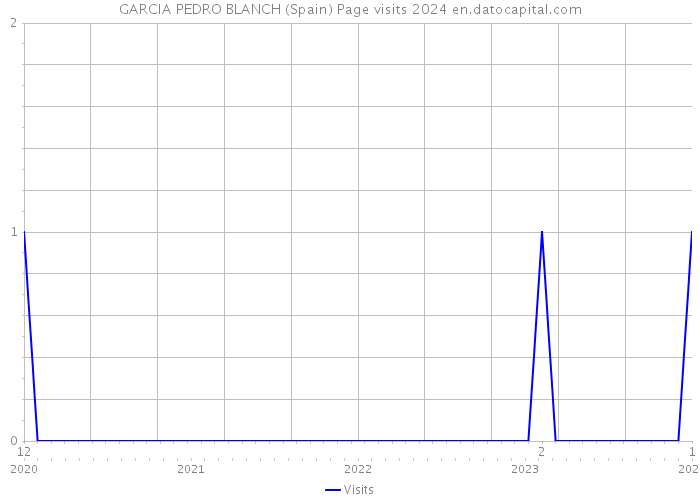 GARCIA PEDRO BLANCH (Spain) Page visits 2024 