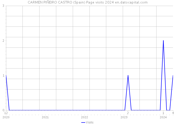 CARMEN PIÑEIRO CASTRO (Spain) Page visits 2024 