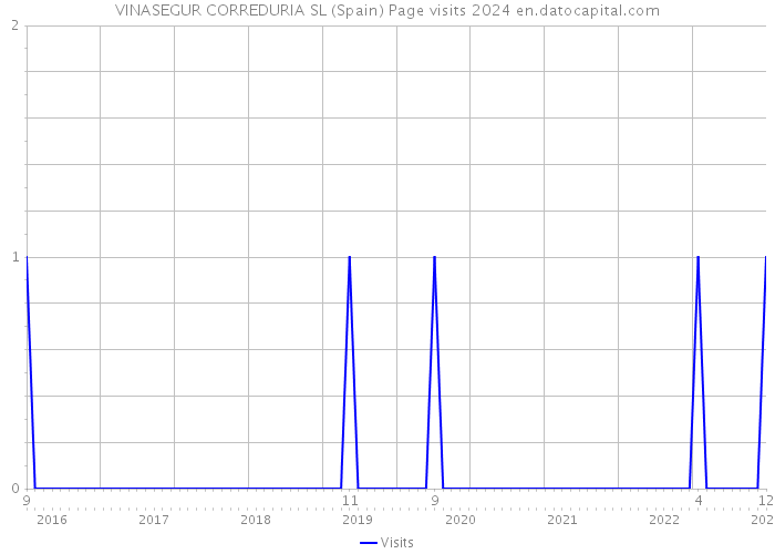 VINASEGUR CORREDURIA SL (Spain) Page visits 2024 