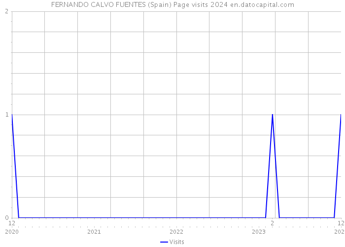 FERNANDO CALVO FUENTES (Spain) Page visits 2024 