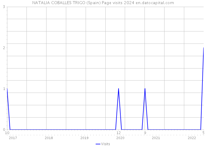 NATALIA COBALLES TRIGO (Spain) Page visits 2024 