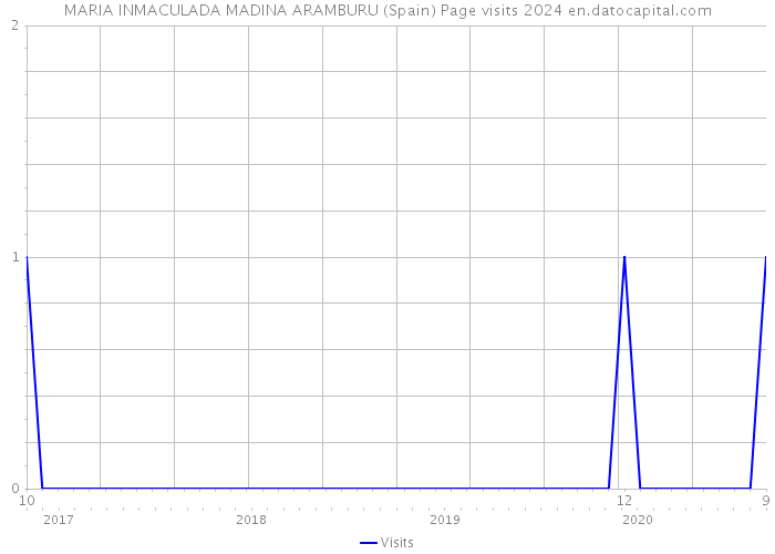 MARIA INMACULADA MADINA ARAMBURU (Spain) Page visits 2024 