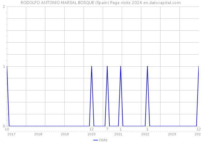 RODOLFO ANTONIO MARSAL BOSQUE (Spain) Page visits 2024 