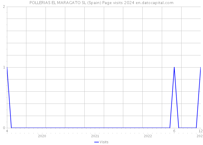 POLLERIAS EL MARAGATO SL (Spain) Page visits 2024 