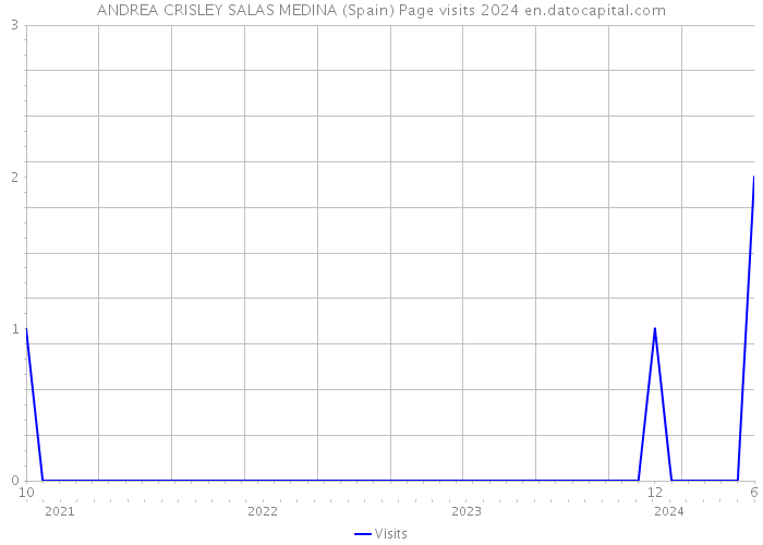 ANDREA CRISLEY SALAS MEDINA (Spain) Page visits 2024 