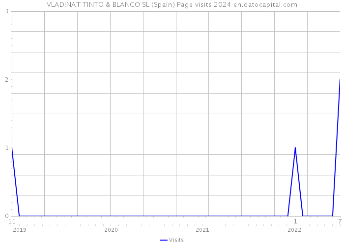 VLADINAT TINTO & BLANCO SL (Spain) Page visits 2024 