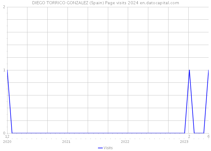 DIEGO TORRICO GONZALEZ (Spain) Page visits 2024 