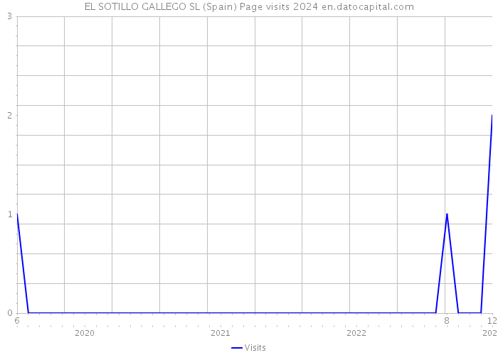 EL SOTILLO GALLEGO SL (Spain) Page visits 2024 