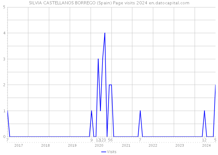 SILVIA CASTELLANOS BORREGO (Spain) Page visits 2024 