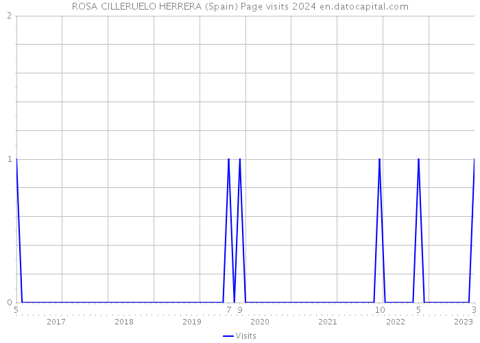 ROSA CILLERUELO HERRERA (Spain) Page visits 2024 