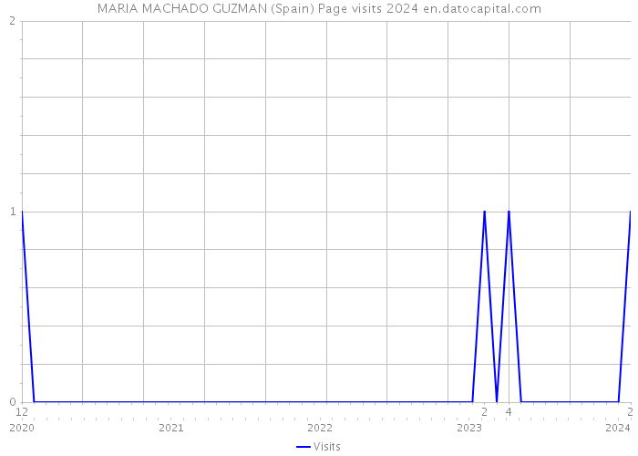 MARIA MACHADO GUZMAN (Spain) Page visits 2024 