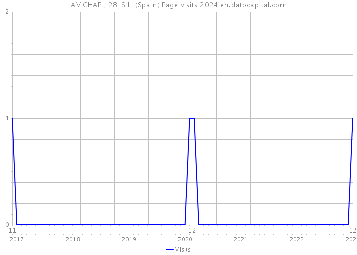 AV CHAPI, 28 S.L. (Spain) Page visits 2024 
