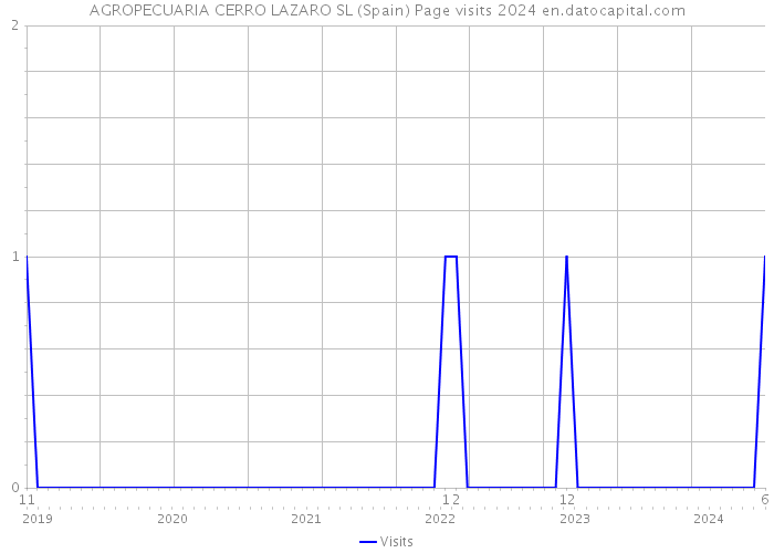 AGROPECUARIA CERRO LAZARO SL (Spain) Page visits 2024 