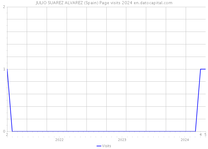 JULIO SUAREZ ALVAREZ (Spain) Page visits 2024 