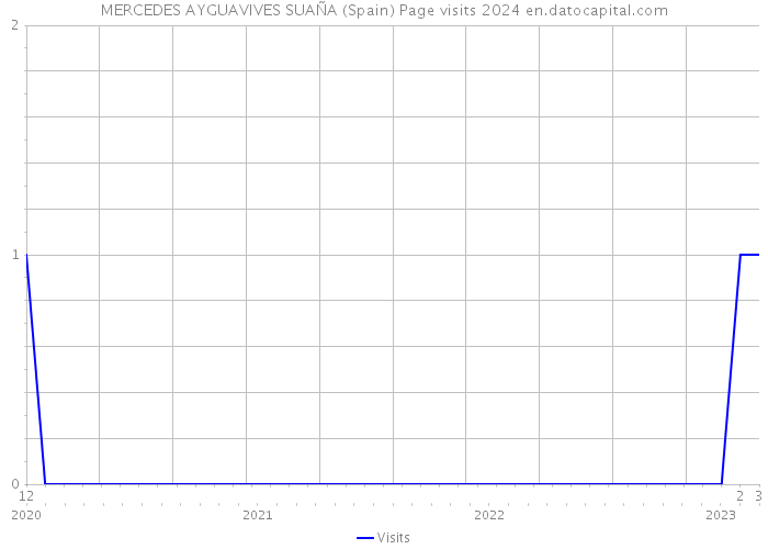 MERCEDES AYGUAVIVES SUAÑA (Spain) Page visits 2024 