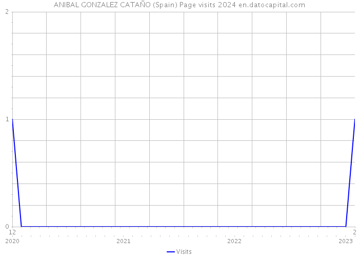 ANIBAL GONZALEZ CATAÑO (Spain) Page visits 2024 