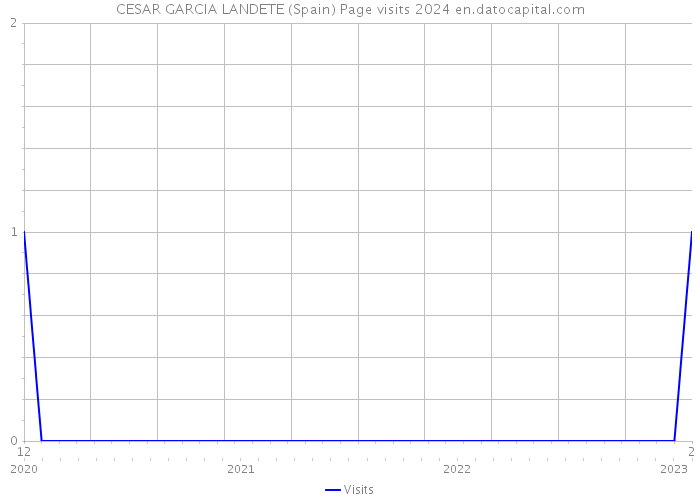 CESAR GARCIA LANDETE (Spain) Page visits 2024 