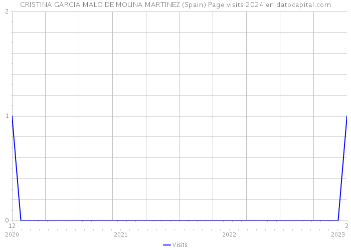 CRISTINA GARCIA MALO DE MOLINA MARTINEZ (Spain) Page visits 2024 