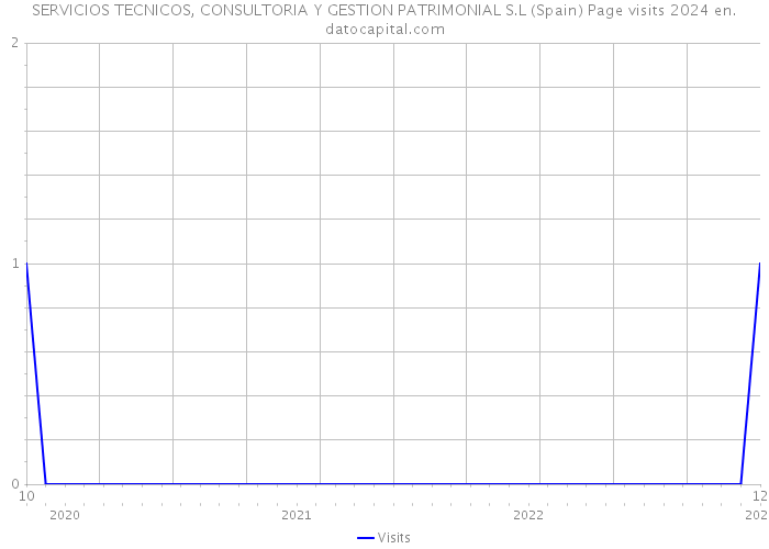 SERVICIOS TECNICOS, CONSULTORIA Y GESTION PATRIMONIAL S.L (Spain) Page visits 2024 