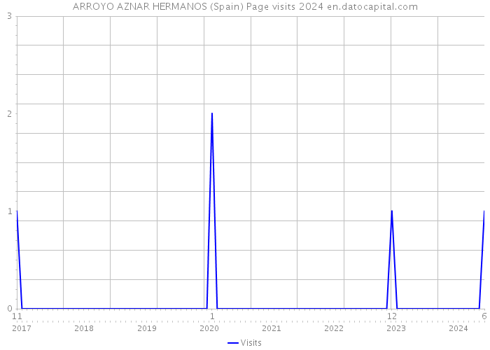 ARROYO AZNAR HERMANOS (Spain) Page visits 2024 