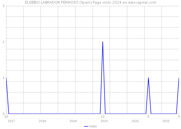 EUSEBIO LABRADOR FERMOSO (Spain) Page visits 2024 