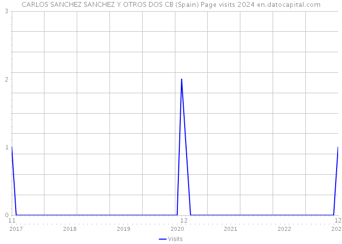 CARLOS SANCHEZ SANCHEZ Y OTROS DOS CB (Spain) Page visits 2024 