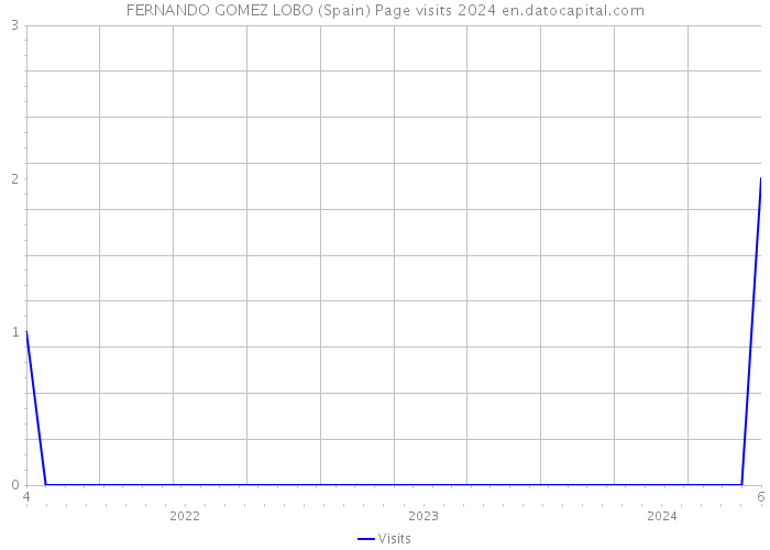FERNANDO GOMEZ LOBO (Spain) Page visits 2024 