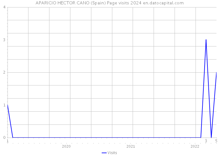 APARICIO HECTOR CANO (Spain) Page visits 2024 