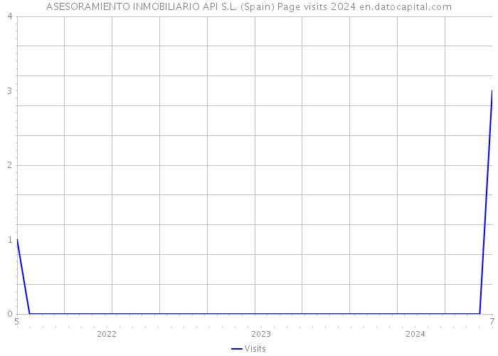 ASESORAMIENTO INMOBILIARIO API S.L. (Spain) Page visits 2024 