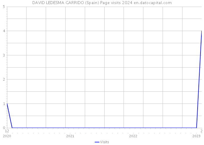 DAVID LEDESMA GARRIDO (Spain) Page visits 2024 
