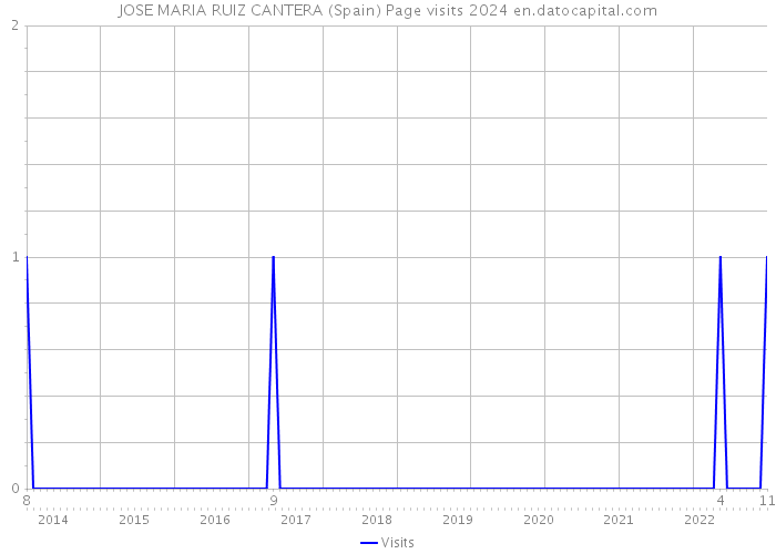 JOSE MARIA RUIZ CANTERA (Spain) Page visits 2024 
