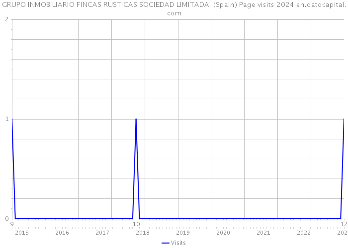 GRUPO INMOBILIARIO FINCAS RUSTICAS SOCIEDAD LIMITADA. (Spain) Page visits 2024 