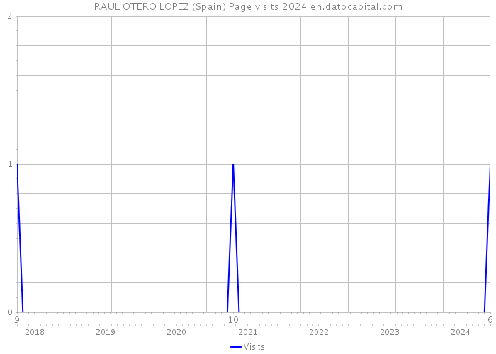 RAUL OTERO LOPEZ (Spain) Page visits 2024 