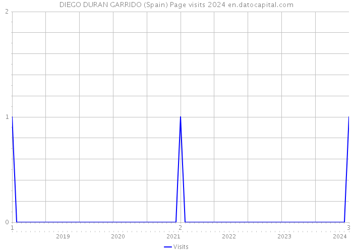 DIEGO DURAN GARRIDO (Spain) Page visits 2024 