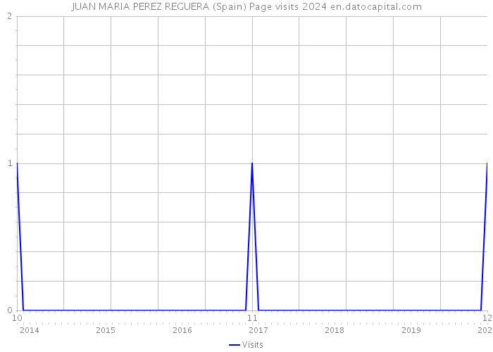 JUAN MARIA PEREZ REGUERA (Spain) Page visits 2024 