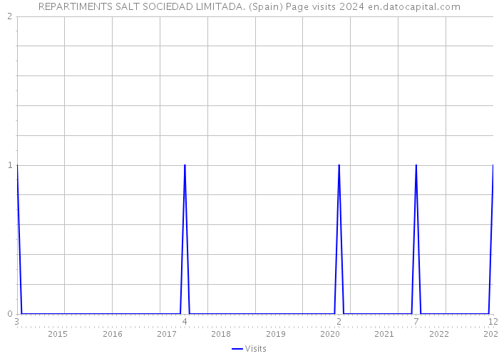 REPARTIMENTS SALT SOCIEDAD LIMITADA. (Spain) Page visits 2024 