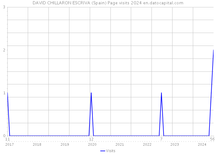 DAVID CHILLARON ESCRIVA (Spain) Page visits 2024 