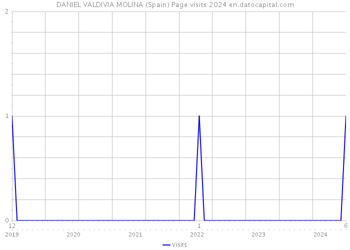 DANIEL VALDIVIA MOLINA (Spain) Page visits 2024 