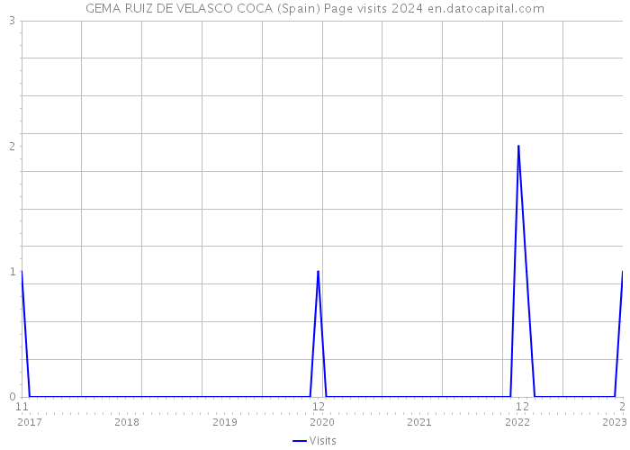 GEMA RUIZ DE VELASCO COCA (Spain) Page visits 2024 