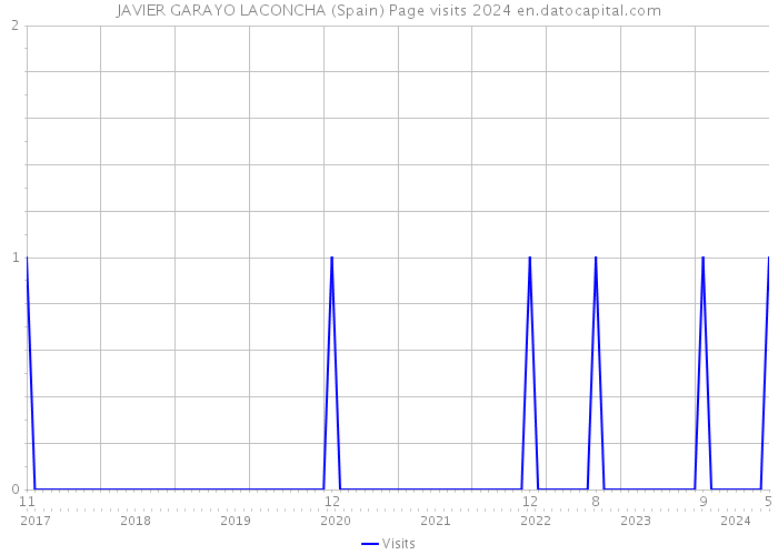 JAVIER GARAYO LACONCHA (Spain) Page visits 2024 