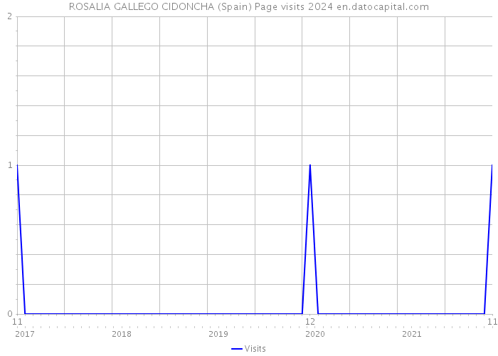 ROSALIA GALLEGO CIDONCHA (Spain) Page visits 2024 