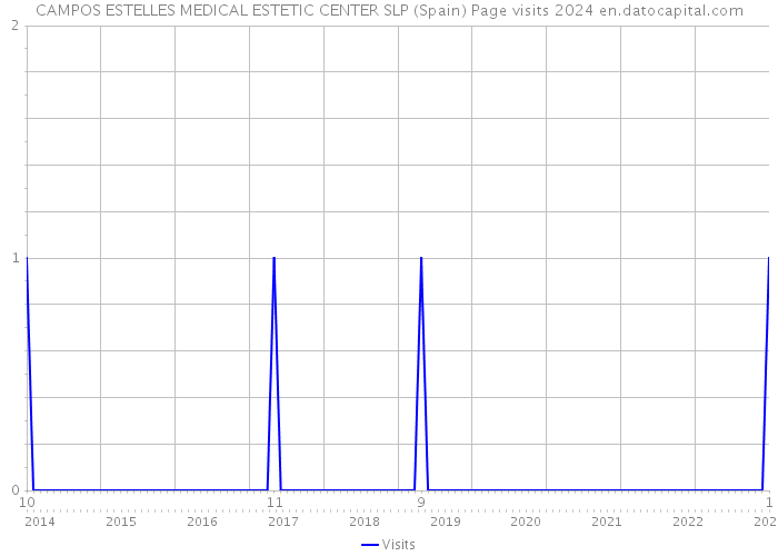 CAMPOS ESTELLES MEDICAL ESTETIC CENTER SLP (Spain) Page visits 2024 