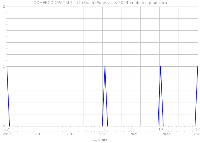 COMERC COPATRI S.L.U. (Spain) Page visits 2024 